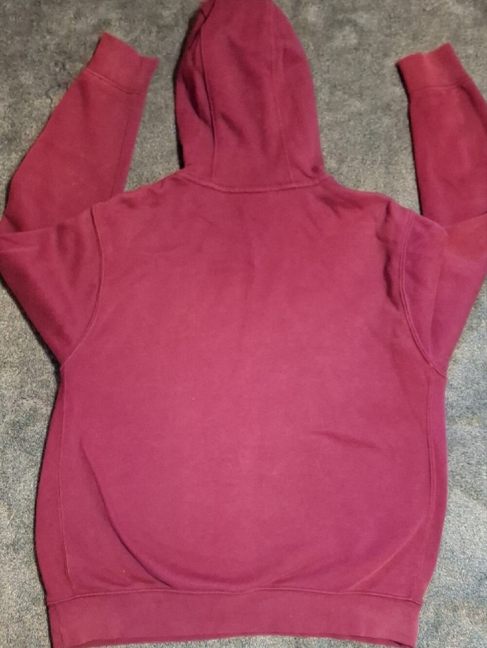 Nike Women's Crewneck Hoodie in Plum Berry - Picture 3 of 3